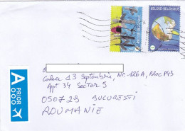 SAVE THE EARTH FESTIVAL, FINE STAMPS ON COVER, 2022, BELGIUM - Storia Postale