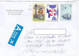 FONTENOY BATTLE, VERMEYLENFONDS ORGANIZATION, KING  BAUDOUIN, FINE STAMPS ON COVER, 2021, BELGIUM - Lettres & Documents