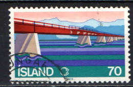 ISLANDA - 1978 - PONTE SUL FIUME SKEIOARA - USATO - Used Stamps