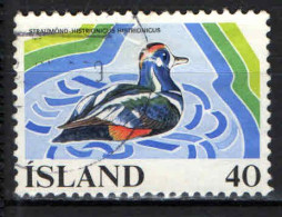 ISLANDA - 1977 - CAMPAGNA EUIROPEA PER LA CONSERVAZIONE DELLE ZONE UMIDE - USATO - Used Stamps