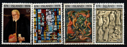 ISLANDA - 1974 - 11° CENTENARIO DEL POPOLAMENTO DELL'ISLANDA - OPERE D'ARTE - 3^ SERIE - USATI - Usati