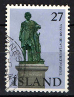 ISLANDA - 1975 - CENTENARIO DELLA SOCIETA' THORVALDSEN - USATO - Oblitérés