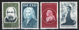 ISLANDA - 1975 - UOMINI ILLUSTRI DELL'ISLANDA - USATI - Usati