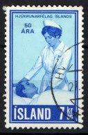 ISLANDA - 1970 - CINQUANTENARIO DELL'ASSOCIAZIONE DELLE INFERMIERE - USATO - Usados