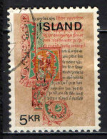 ISLANDA - 1970 - ANTICO MANOSCRITTO DEL 1363 - USATO - Oblitérés