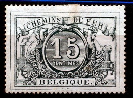 BELGIE - OBP Nr 8  - Spoor/Train -MH* - Mint