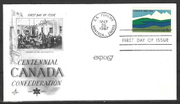 USA. N°827 De 1967 Sur Enveloppe 1er Jour. Expo'67. - 1967 – Montreal (Kanada)