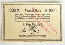 Germany 1,000 1000 Mark 5 April 1923 UNC - Unclassified