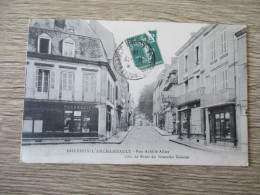 03 BOURBON L'ARCHAMBAULT RUE ACHILLE ALLIER COMMERCES PHARMACIE - Bourbon L'Archambault