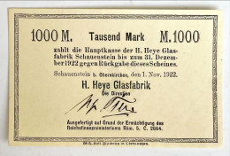 Germany 1,000 1000 Mark 1922 UNC - Ohne Zuordnung