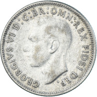 Monnaie, Australie, George VI, Shilling, 1952, Melbourne, TTB, Argent, KM:46 - Shilling
