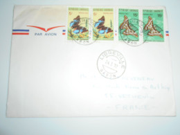 Gabon , Lettre De Libreville 1972 Pour Vetheuil - Gabon (1960-...)