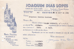 PORTUGAL COMMERCIAL DOCUMENT  - CASA DO CAFÉ  - GUARDA  - CAFÉ - COFFEE - VIDAGO ADVERTISING - Portugal