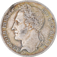 Monnaie, Belgique, Leopold I, 5 Francs, 1835, Bruxelles, TB+, Argent, KM:3.1 - 5 Francs