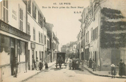 LE PECQ  Rue De Paris Prise Du Pavé Neuf - Le Pecq