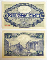 Germany 50 Milliarden Mark 1923 UNC - 50 Mrd. Mark