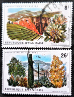 Rwanda 1975 Protection Of Nature  Stampworld N°  747_749 - Usados