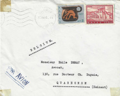 2 Enveloppes à Destination De Quaregnon 1965 - Storia Postale
