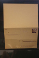 Berlin 1961; P53; Frage/Antwort, Bedeutende Deutsche; 8 Pf.; Ungebraucht - Postkaarten - Ongebruikt