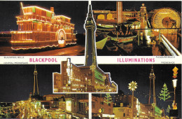BLACKPOOL ILLUMINATIONS, BLACKPOOL, LANCASHIRE, ENGLAND. UNUSED POSTCARD   C1 - Blackpool