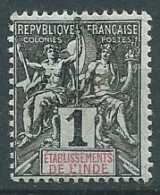 Inde Française  Yvert N° 1 *       AI 34324 - Usados