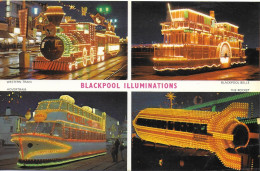 BLACKPOOL ILLUMINATIONS, BLACKPOOL, LANCASHIRE, ENGLAND. UNUSED POSTCARD   Wd8 - Blackpool