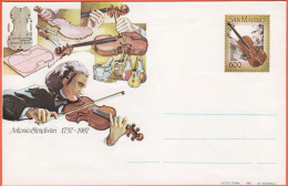 SAN MARINO - 1987 - BU2 Antonio Stradivari - Busta Postale - Intero Postale - NUOVO - Postwaardestukken