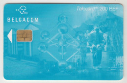 BELGIUM - Atomium 200, CN: FJ – 30.04.2001, 200 BEF, Tirage 50.000, Used - Met Chip