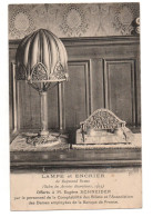 LAMPE ET ENCRIER DE RAYMOND SUBES - SALON ARTISTES DECORATEURS 1923 - OFFERTS à Eugène Scheider - BANQUE DE FRANCE - ART - Articles Of Virtu