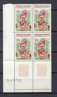 MADAGASCAR   N° 425  BLOC DE QUATRE TIMBRES  NEUF SANS CHARNIERE  COTE  2.00€   HYMNE NATIONAL - Madagascar (1960-...)