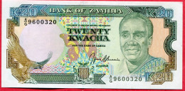20 Kwacha Neufs 3 Euros - Zambie