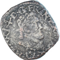 Monnaie, France, Henri IV, Double Tournois, 1595, Saint-Palais, TB+, Cuivre - 1589-1610 Hendrik IV