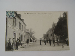 CHER-THAUMIERS-GRAND RUE ET PLACE DE L'EGLISE ANIMEE - Thaumiers