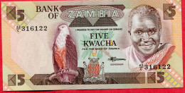 5 Kwacha Neuf 3 Euros - Zambie