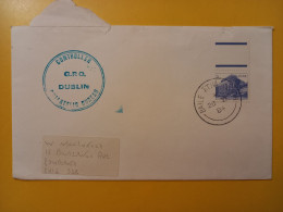 1984 BUSTA COVER IRLANDA EIRE IRLAND BOLLO BUILDINGS OBLITERE' BAILE  FOR ENGLAND CONTROLLER GPO DUBLIN - Covers & Documents