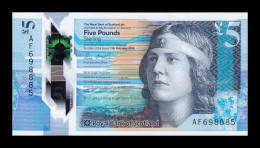 Escocia Scotland 5 Pounds Bank Of Scotland 2016 Pick 370 Polymer Sc Unc - 5 Pounds