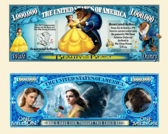USA - FANTASY NOTE -  BEAUTY  AND  THE  BEAST  - UNC / CARTOON  SERIE - Other & Unclassified