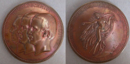 Médaille 1868 Cent Planètes Découvertes Par Hind, Goldschmidt Et Luther, Nue. Académie Impériale Des Sciences - Monarquía / Nobleza