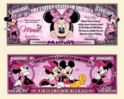 USA - FANTASY NOTE -  MINNIE  MOUSE  - UNC / CARTOON  SERIE - Sonstige & Ohne Zuordnung