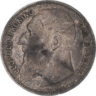 Monnaie, Belgique, Leopold II, Frank, 1909, Royal Belgium Mint, TB+, Argent - 1 Frank