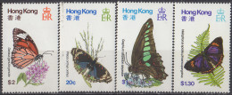 HONG KONG - Papillons 1979 - Unused Stamps