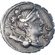 Monnaie, Claudia, Denier Serratus, 79 BC, Rome, TTB+, Argent, Crawford:383/1 - Röm. Republik (-280 / -27)