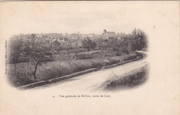 72. BRULON. CPA. VUE GENERALE DE BRULON ROUTE DE LOUE. + TEXTE - Brulon