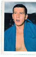 Alain GOTTVALLES  Fiche Souple De Télé-Magazine En 1965  ( Format 13 X 10 ) - Swimming