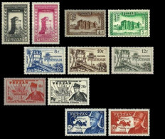 FEZZAN 1949 COMPLETE YEAR SET MNH - Unused Stamps
