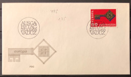 1968. MiNr. 495. Europa. FDC - Briefe U. Dokumente