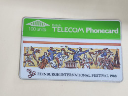 United Kingdom-(BTC008)-EDINBURGH Festival-(275)(100units)(747C07869)price Cataloge 40.00£ Mint+1card Prepiad Free - BT Emissioni Commemorative