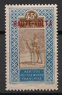 HAUTE-VOLTA - 1920 - N°Yv. 12 - Targui 45c - Neuf Luxe ** / MNH / Postfrisch - Unused Stamps