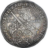 Monnaie, Etats Allemands, SAXONY-ALBERTINE, Johann Georg I, Thaler, 1630 - Taler Et Doppeltaler