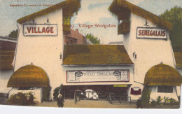 Sénégal - Village Sénégalais - Colorisé - Phototypie Liégeoise   - Carte Postale Ancienne - Senegal